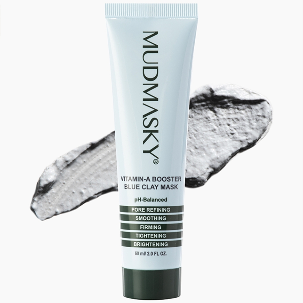 NEW Mudmasky Vitamin A Booster Blue Clay Mask
